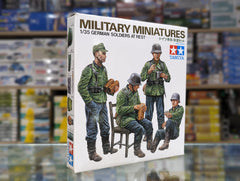 Military Miniatures German Soldier At Rest