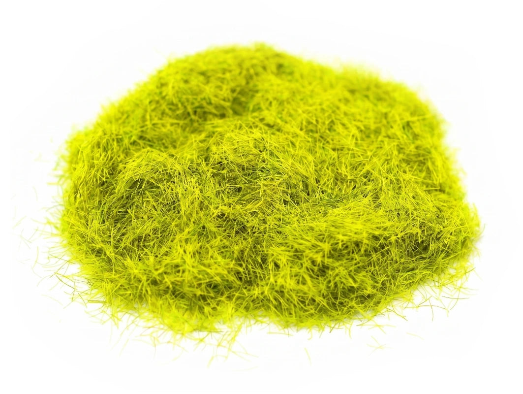 Static Grass Powder For Modeling 1-3 mm. Yellow Green