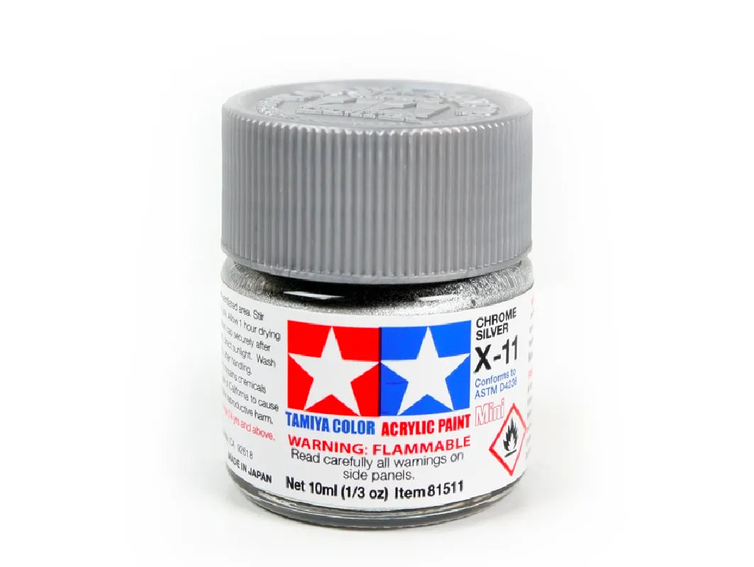 X-11 Chrome Silver Gloss